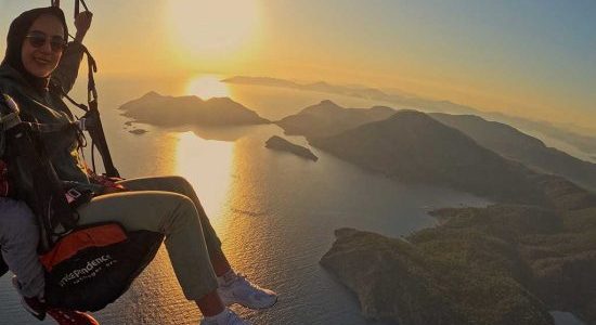 yamac parasutu aksam sortisi ucusu
