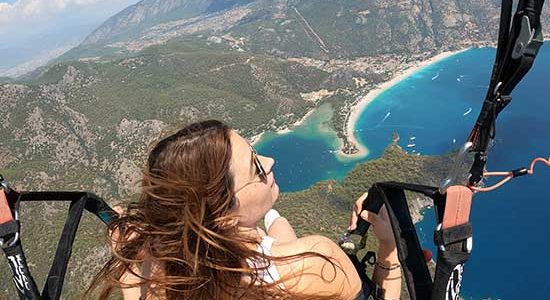 yamac parasutu kamera cekimleri oludeniz