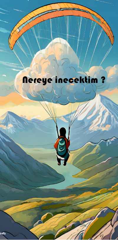 Where does Oludeniz paragliding land? 